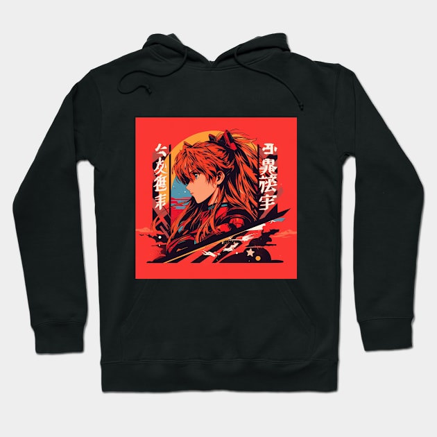 cool asuka Hoodie by WabiSabi Wonders